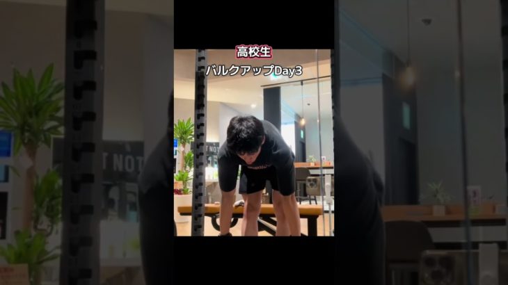 デットリフトMAX挑戦！ #筋トレ #プロテイン #ボディビル #ジムチャレンジ #高校生