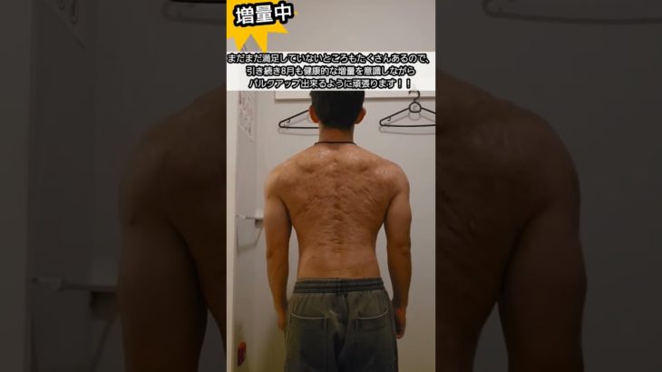 【筋トレ報告】7月31日　背中トレ #沖縄 #筋トレ #ケロイド #初心者 #okinawa #背中トレ #イイグワァー